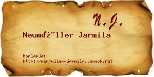 Neumüller Jarmila névjegykártya